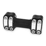 Burly Reaper riser kit - 1.5" high - 8-bolt 1-piece - Black CM