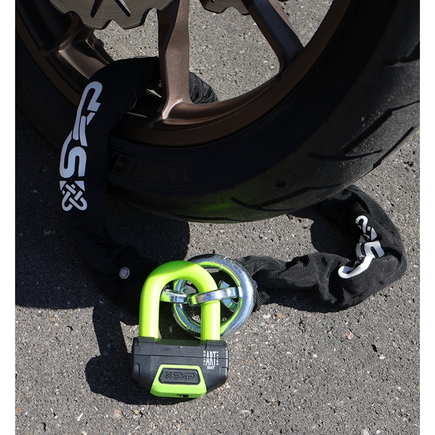 SXP EV chain & disc lock kit 100 cm