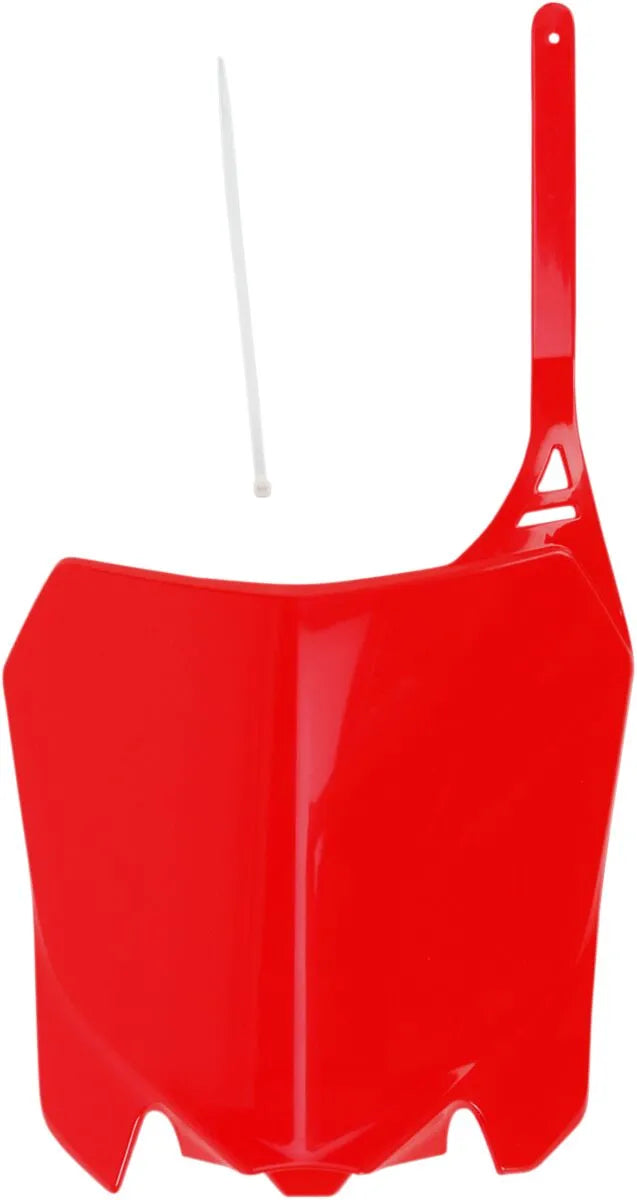 Ufo Replacement Front Number Plate - Red