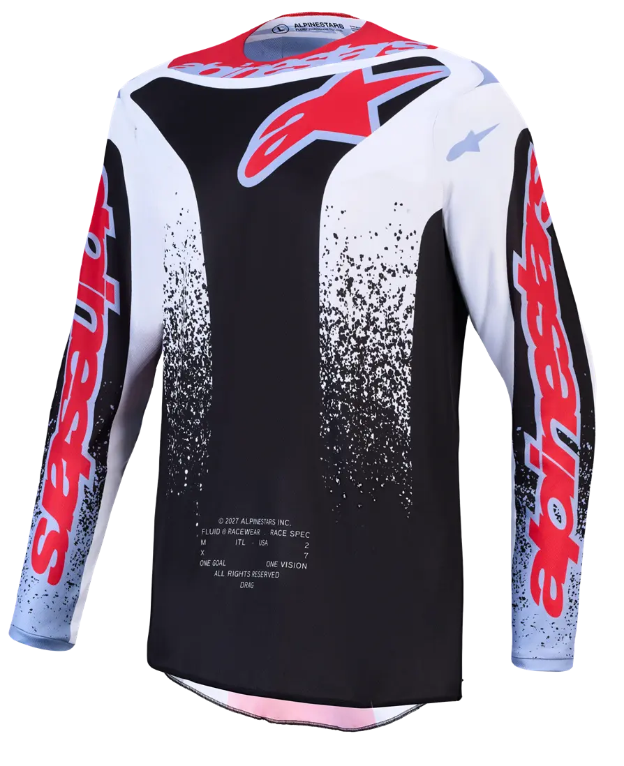 Alpinestars Fluid Drag Jersey Black White Blue Red