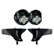 Custom Dynamics Shark Demon LED headlamp kit - White/white