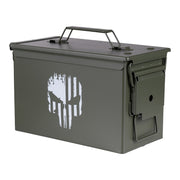 Army Surplus Ammo Punish Skull box black