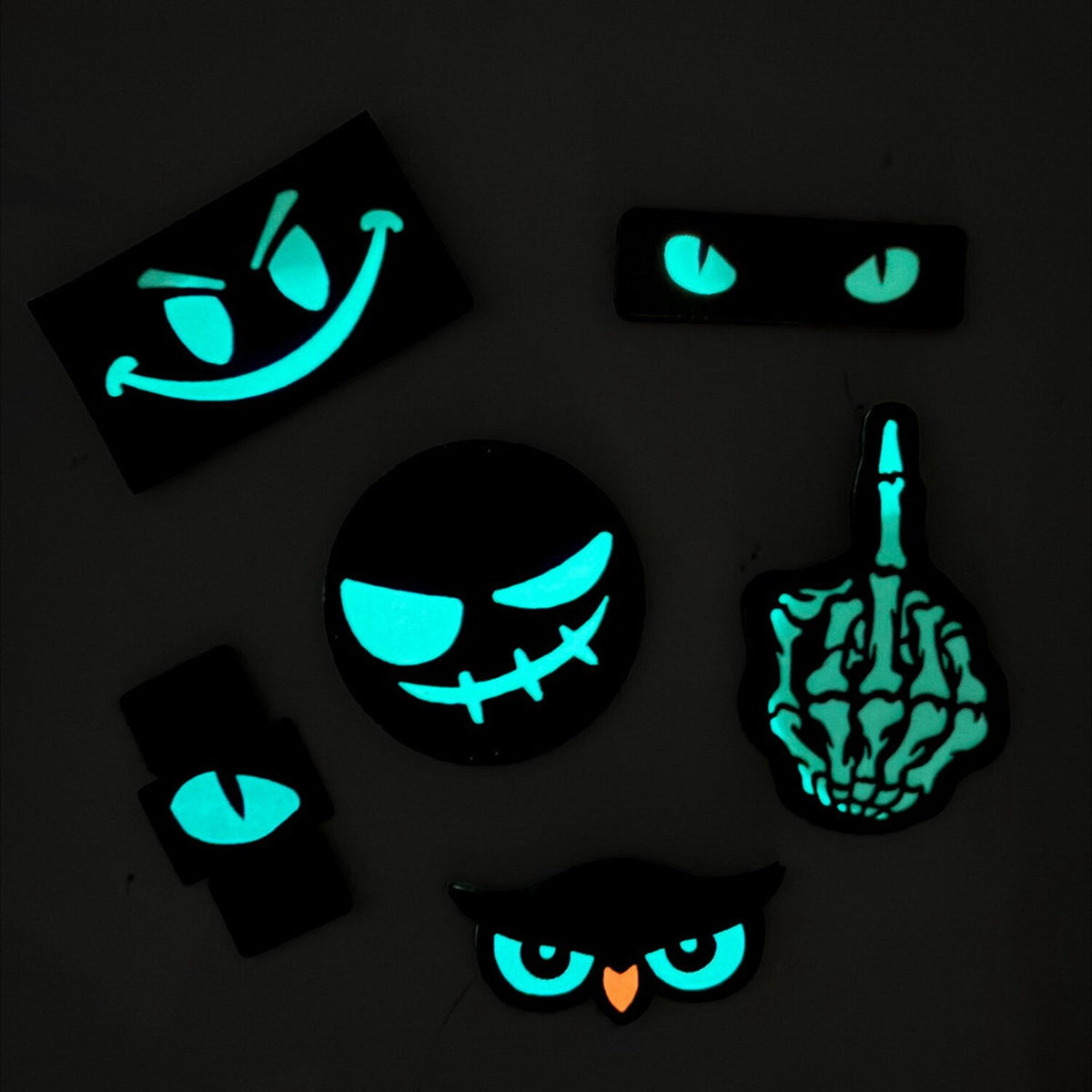 Army Surplus Laser Cut Skull Finger patch
