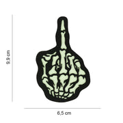 Army Surplus Laser Cut Skull Finger patch