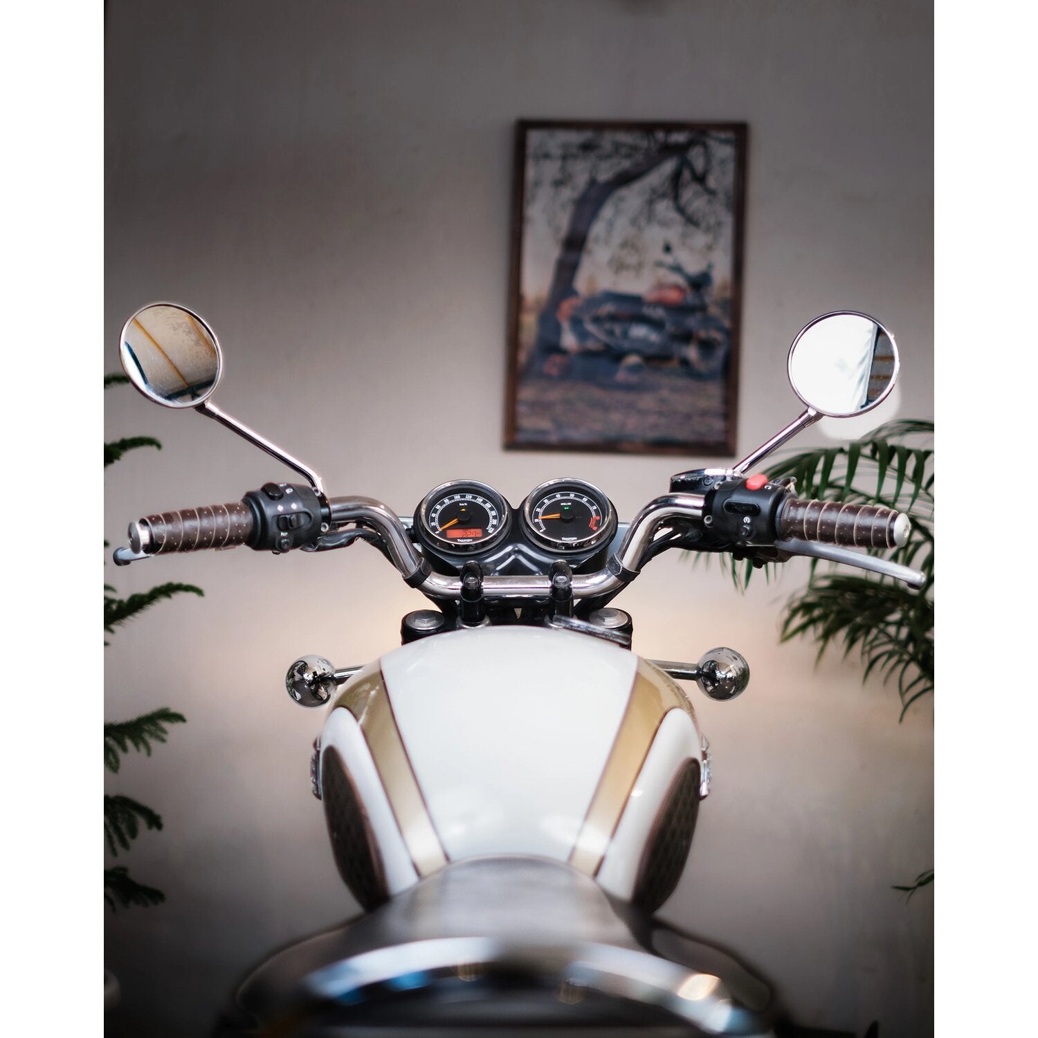 Trip Machine handlebar grip wraps - Dark Brown Caffeine perf