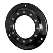 Rick's Motorcycles derby cover 'Porthole' - Gloss black
