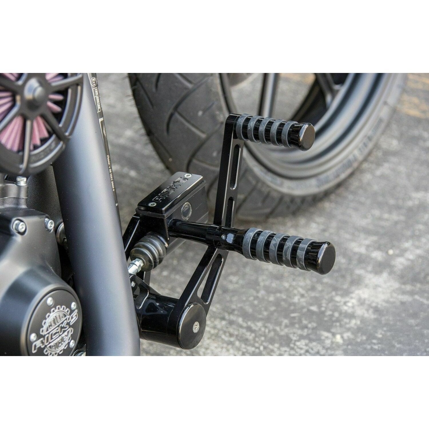 Rick's Motorcycles Forward control kit - O-Ring - Black