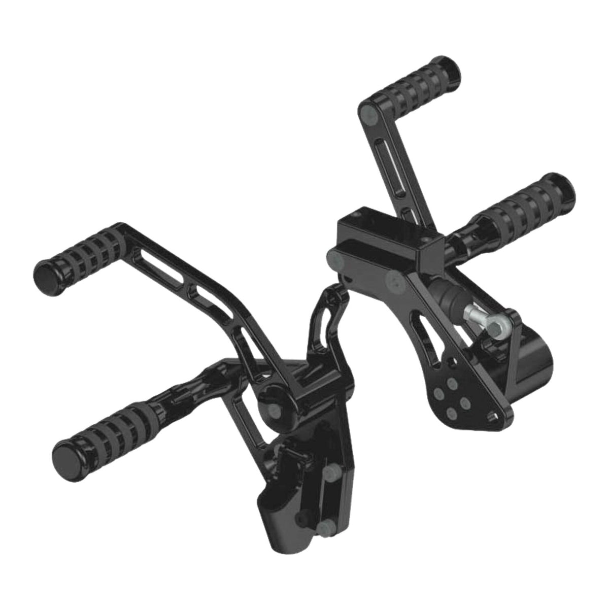 Rick's Motorcycles Std forw - control kit - AK 4.7 - Black