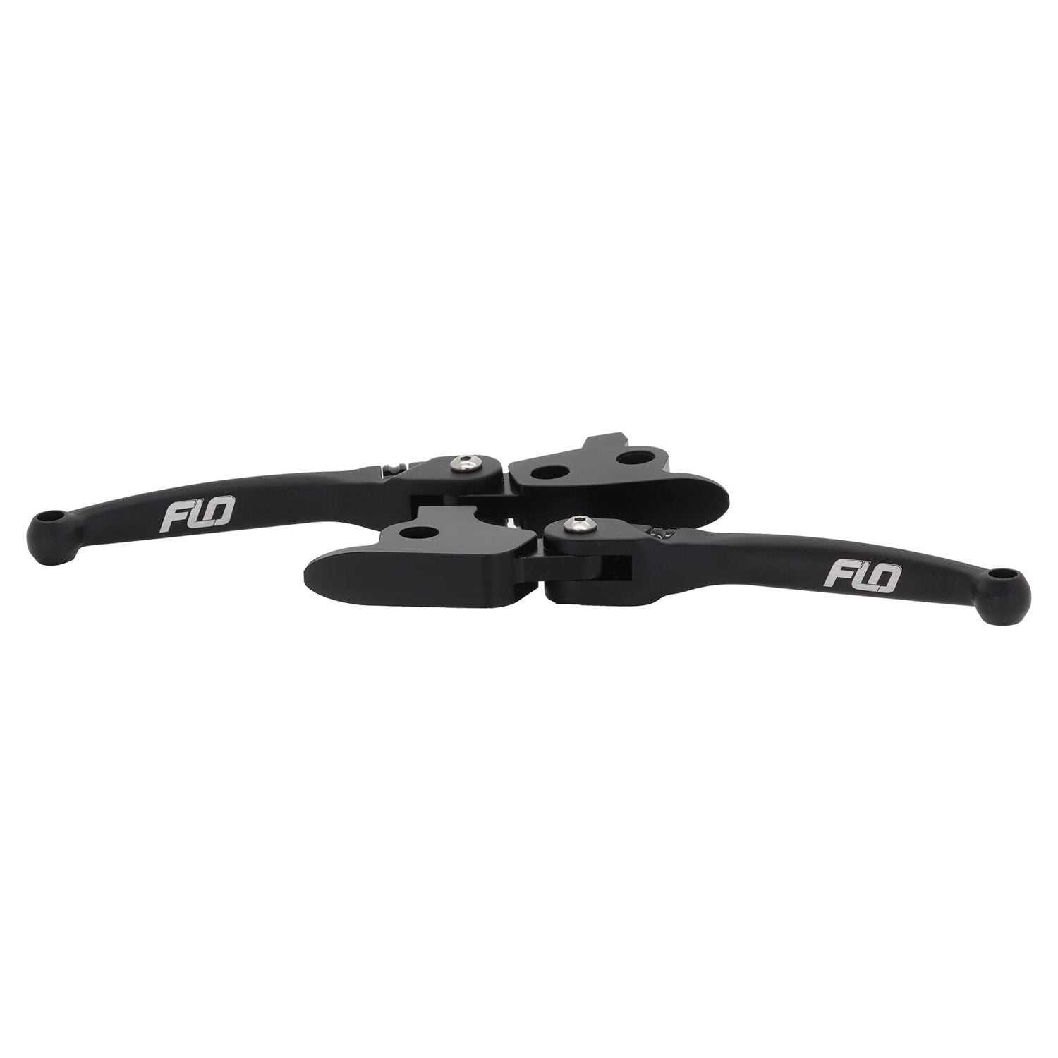 Flo Motorsports MX style brake & clutch lever set - Black
