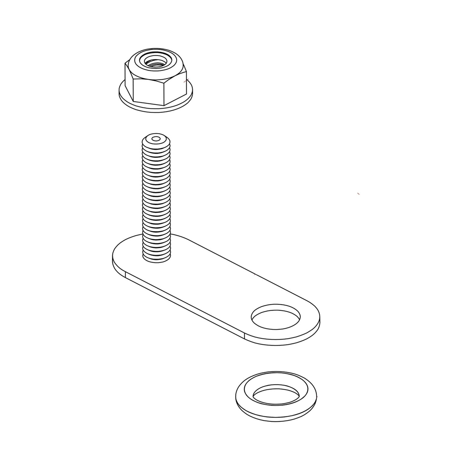 Arlen Ness Tpms sensor bracket assembly