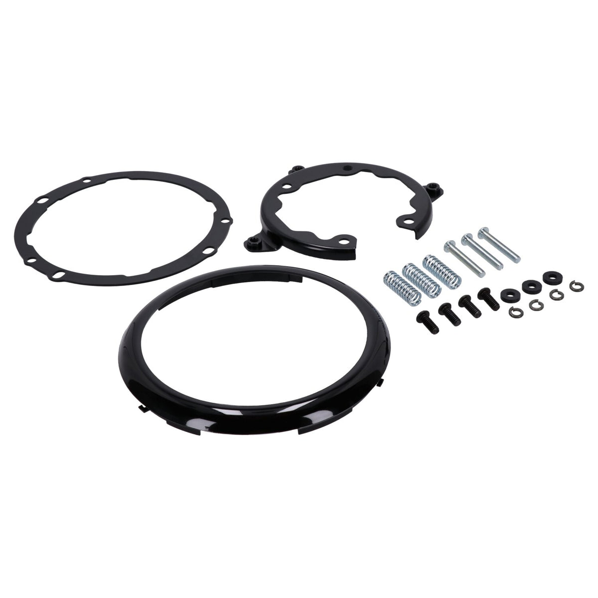 MCS Headlight Ring Trim Mounting Bracket - Black