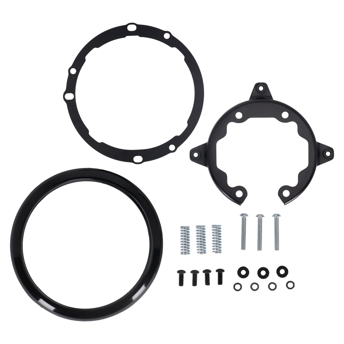 MCS Headlight Ring Trim Mounting Bracket - Black