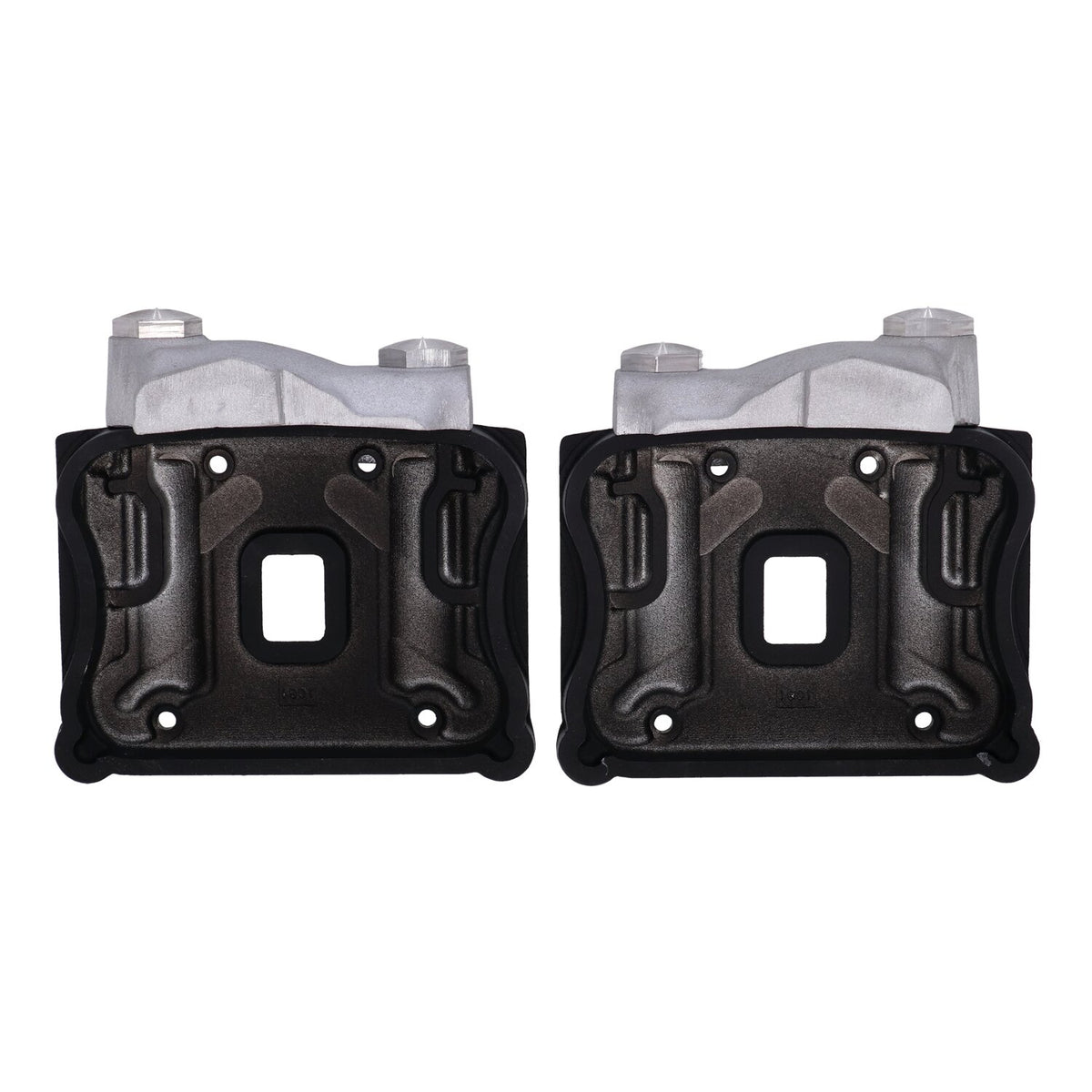 EMD 'Knucklehead style' rocker cover set - Black cut