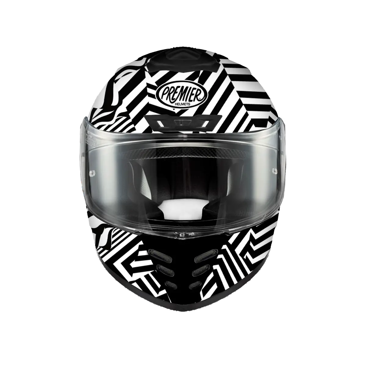 Premier Helmets Monza Pt Full Face Helmet - White/black