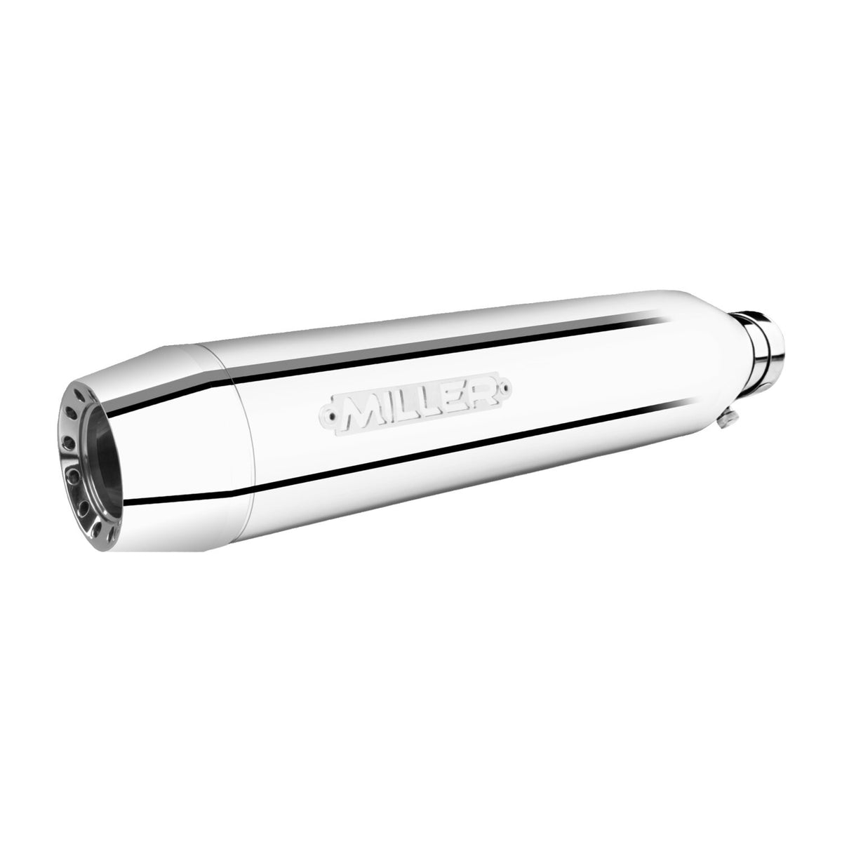 Miller Exhaust Miller Liberty Slip-On polished End cap Tapered polished