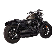Miller Exhaust Miller Straight Devil Exh-Syst - blk - Endcap SlashCut blk