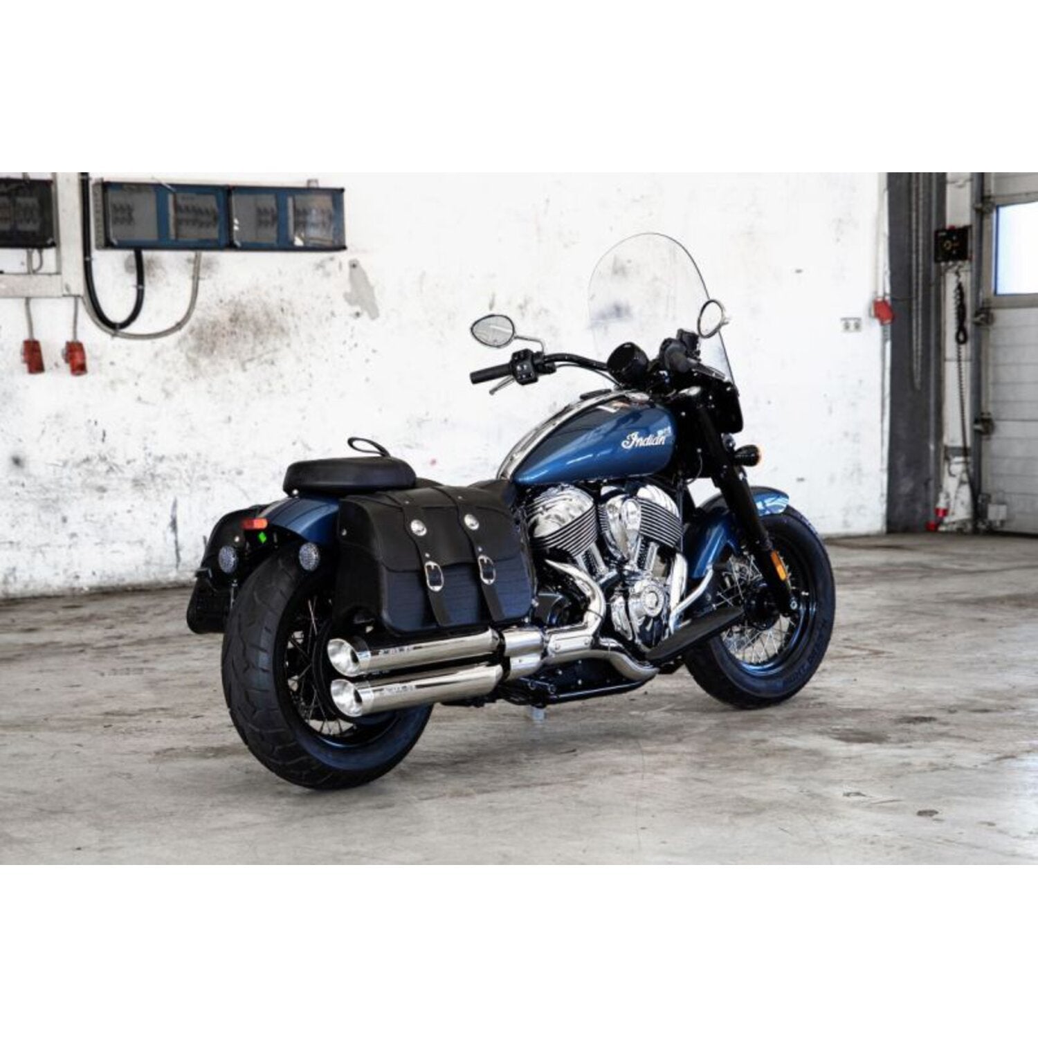 Miller Exhaust Miller Omaha II Slip-Ons pol - Endcap SlashCut pol