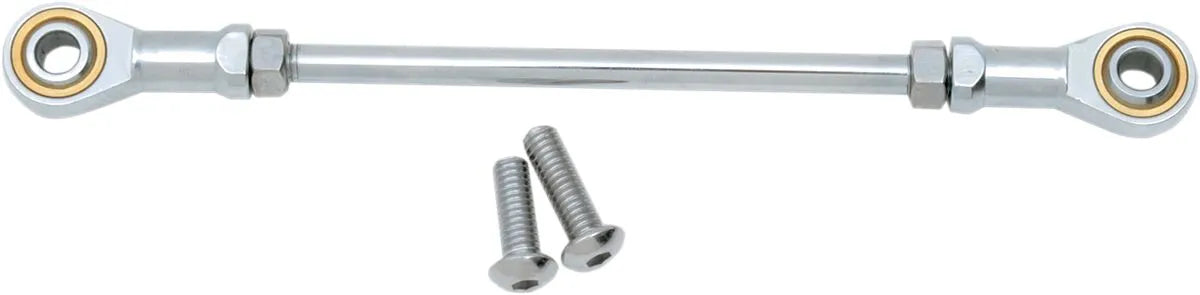Drag Specialties Chrome Shifter Linkage with 5/16" Ends