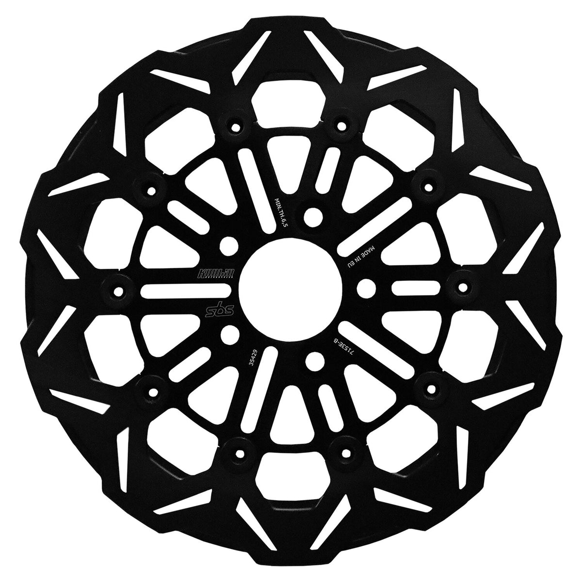 Kodlin by SBS 'V-Design' brake rotor rear - Clear