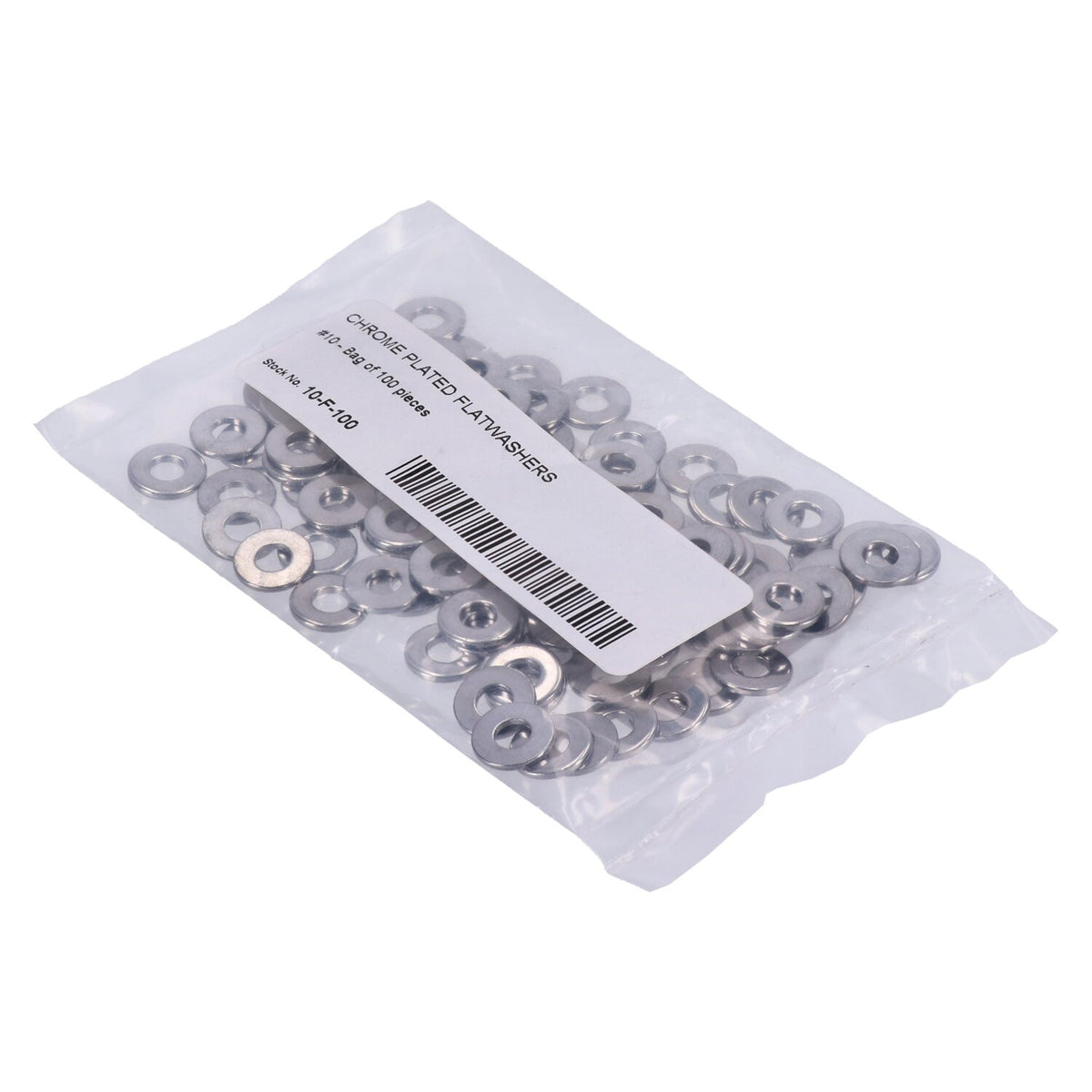 Colony Flatwashers #10 Chrome plated