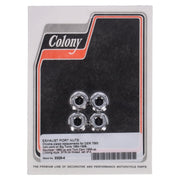 Colony 5/16-24 Exhaust port nut locking - Chrome
