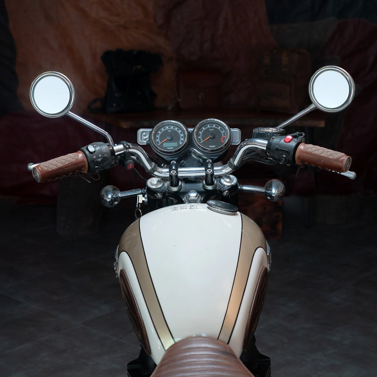 Trip Machine x DGR Haberdash Grips 10cm cognac