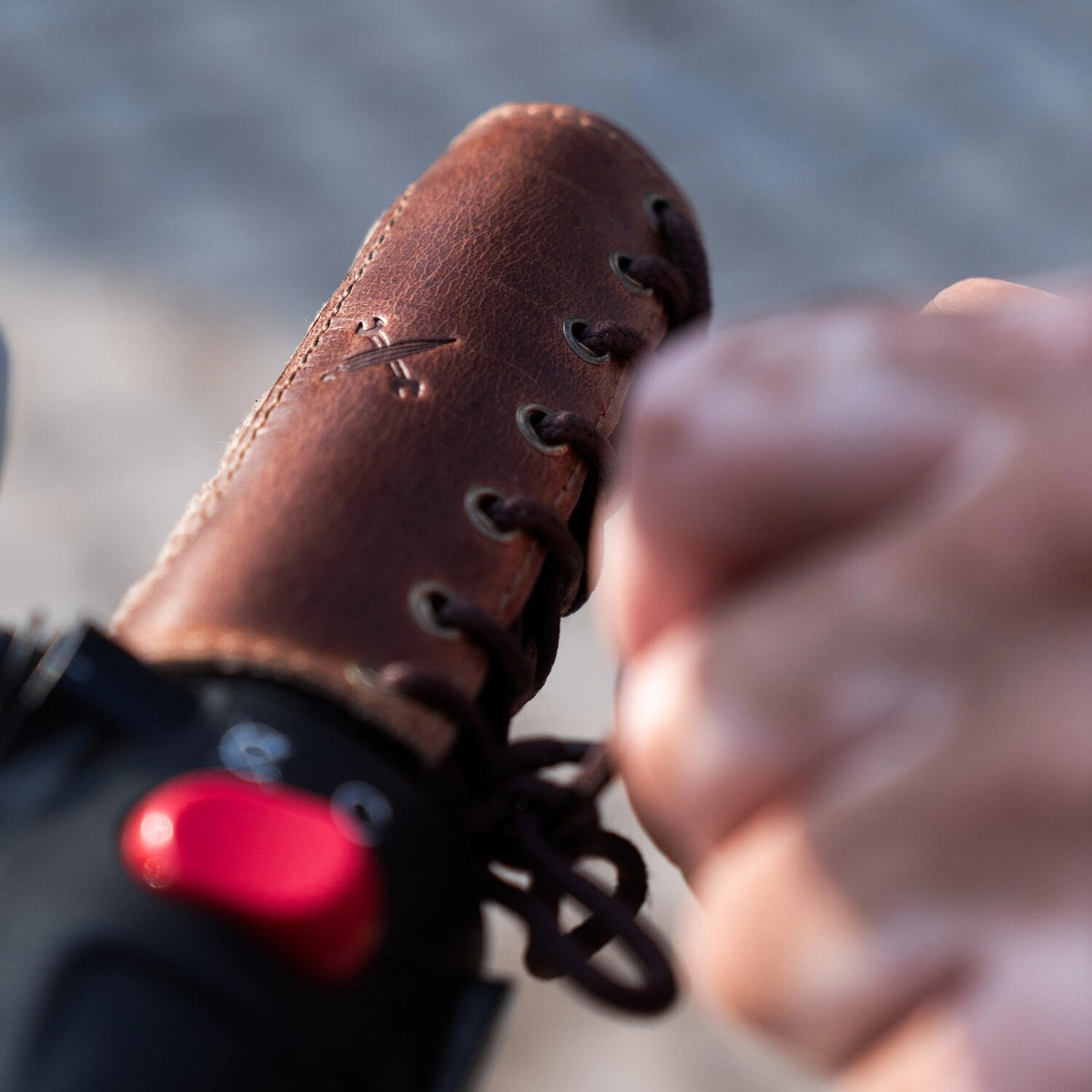 Trip Machine x DGR Haberdash Grips 10cm cognac