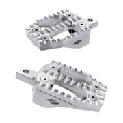 Kraus EXO foot peg set - Machined alu top / Machin - alu base