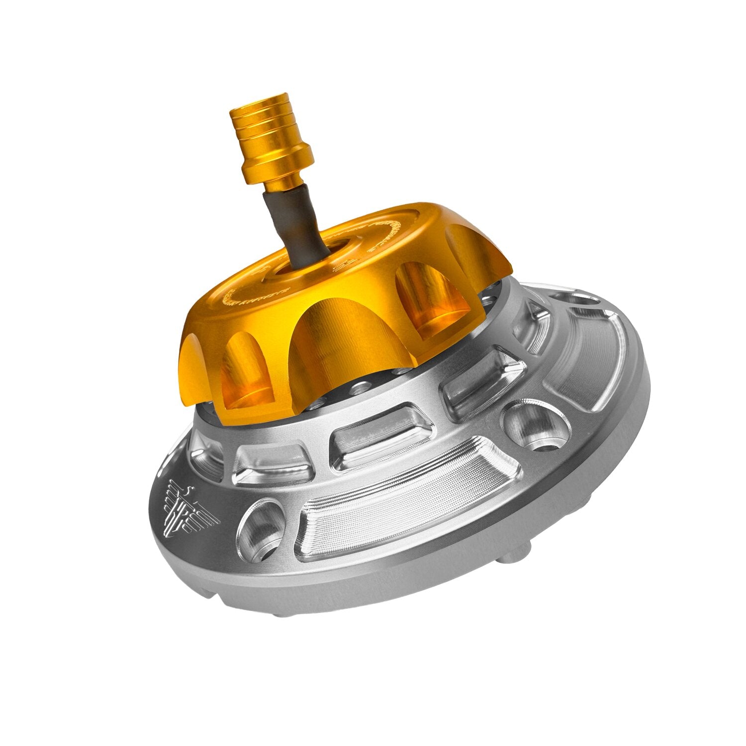 HeinzBikes 'Performance' vented gas cap - Silver/Gold