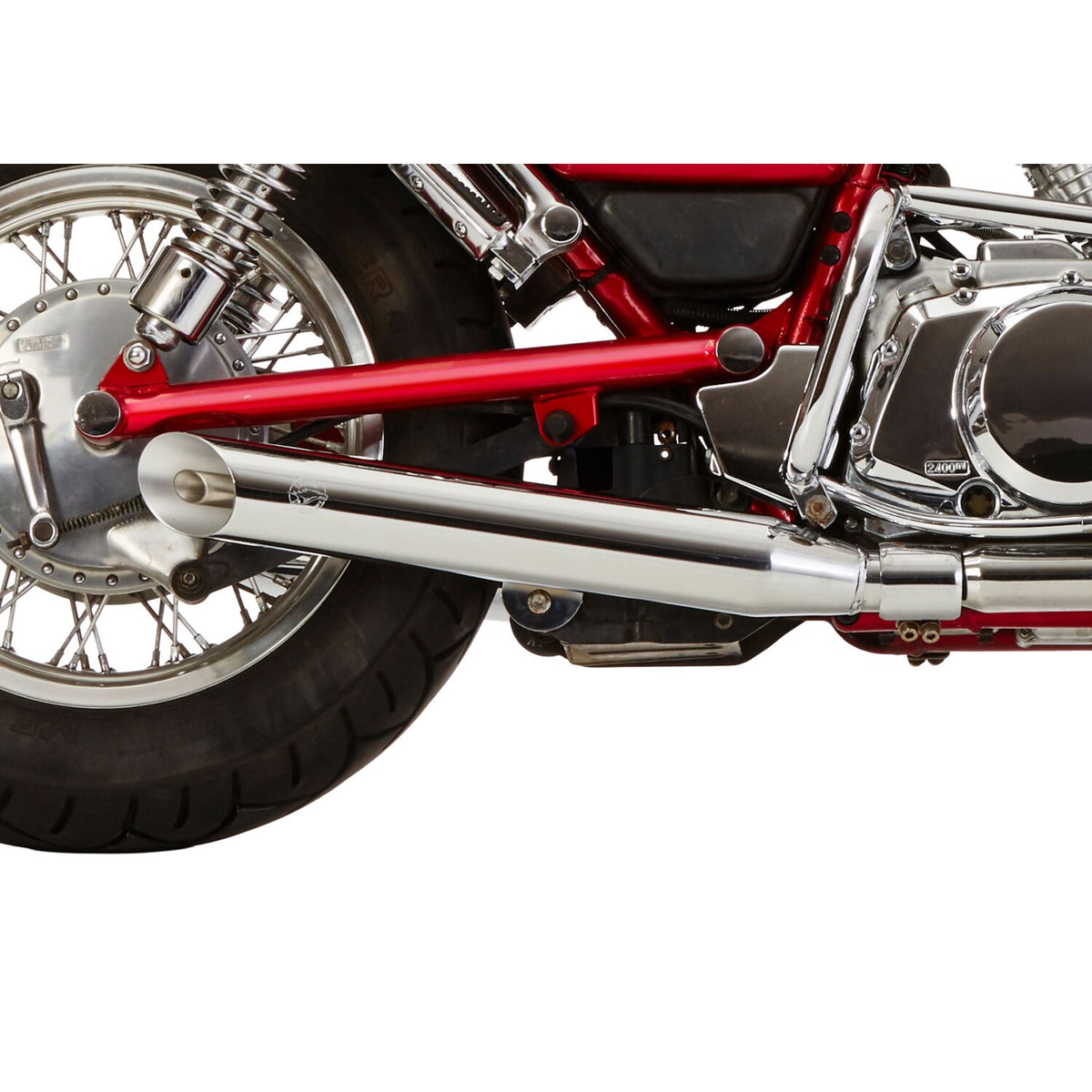 Falcon exhaust Falcon Cromo Line Slip-Ons chrome