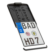 Rick's Motorcycles Slide In License Plate 18x20cm blk matte