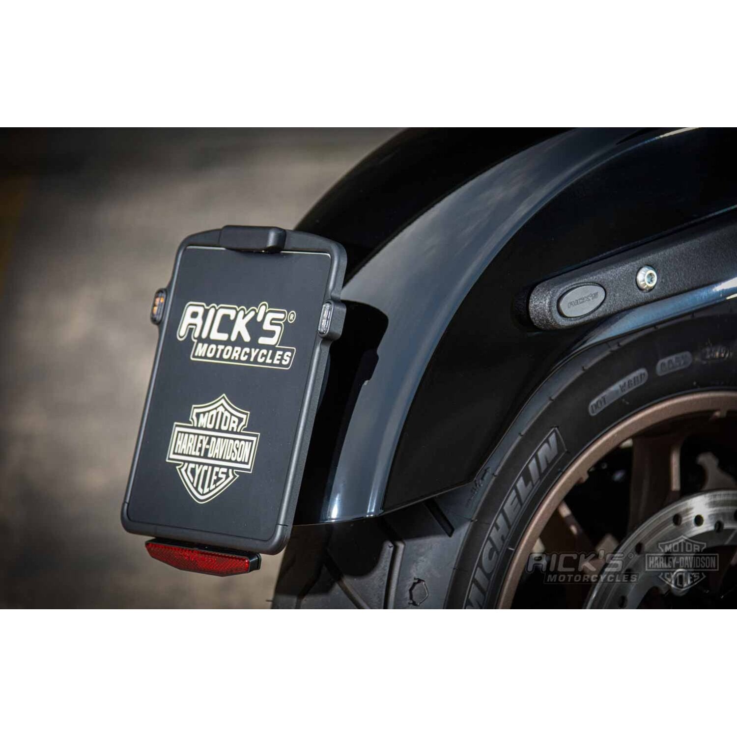 Rick's Motorcycles Reflector for Slide In License Plate
