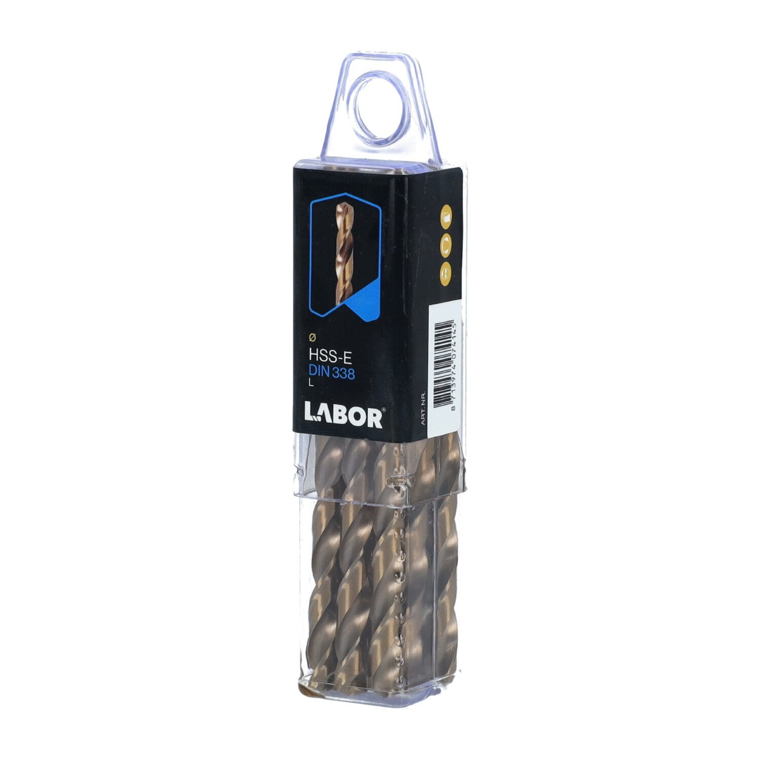 Labor HSS-Co spiral twist drill bit DIN338 ø10 2x133mm