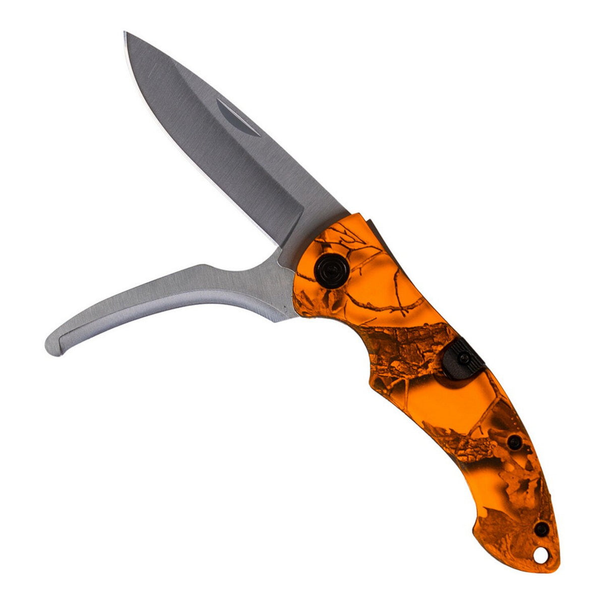 Army Surplus Survival Knife camo orange