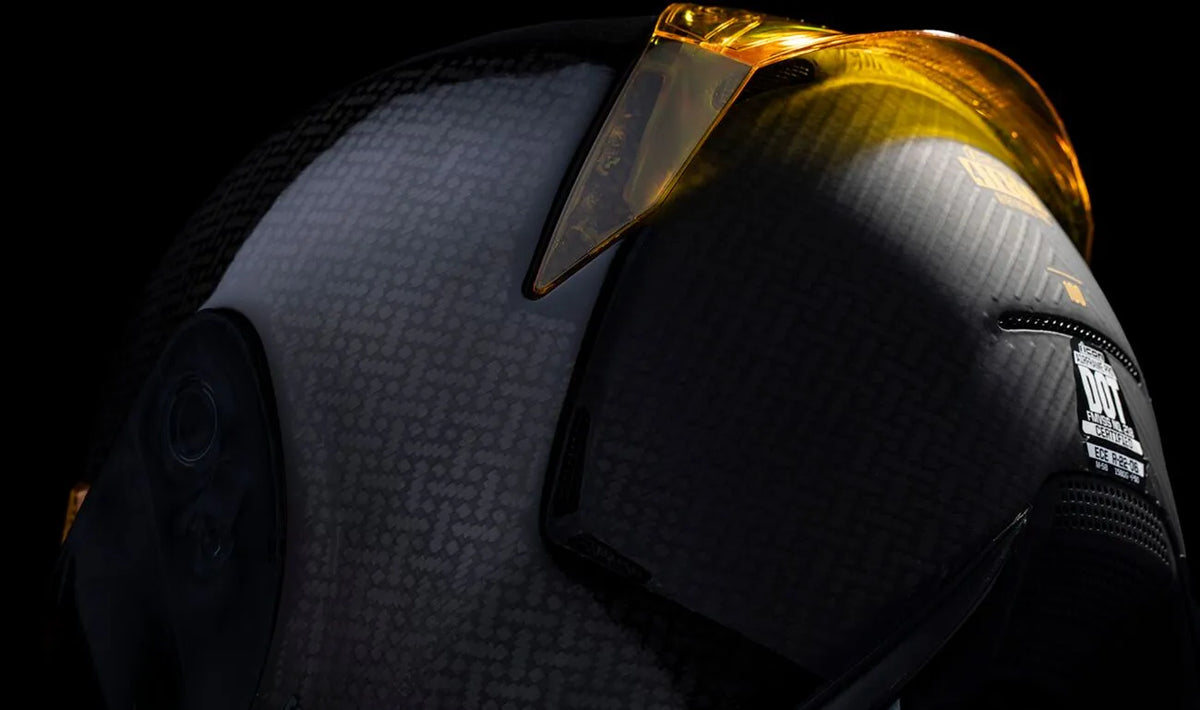 Icon Airframe Pro Carbon 4Tress Helmet Yellow
