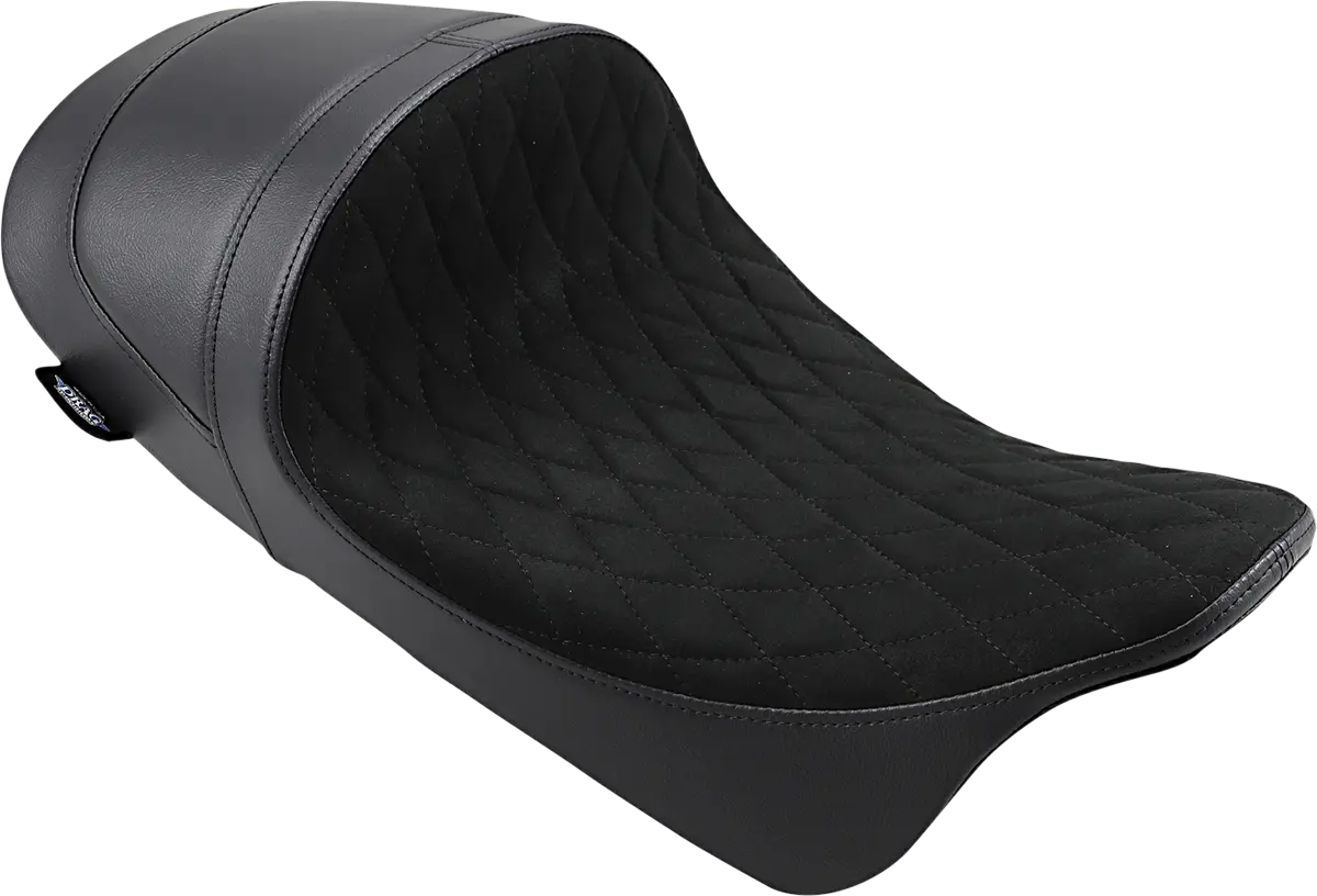 Drag Specialties Ez-on Mount Low Solo Seat - For Harley Davidson