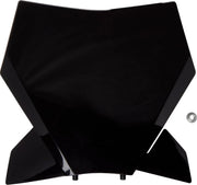 UFO Black Plastic Front Number Plate