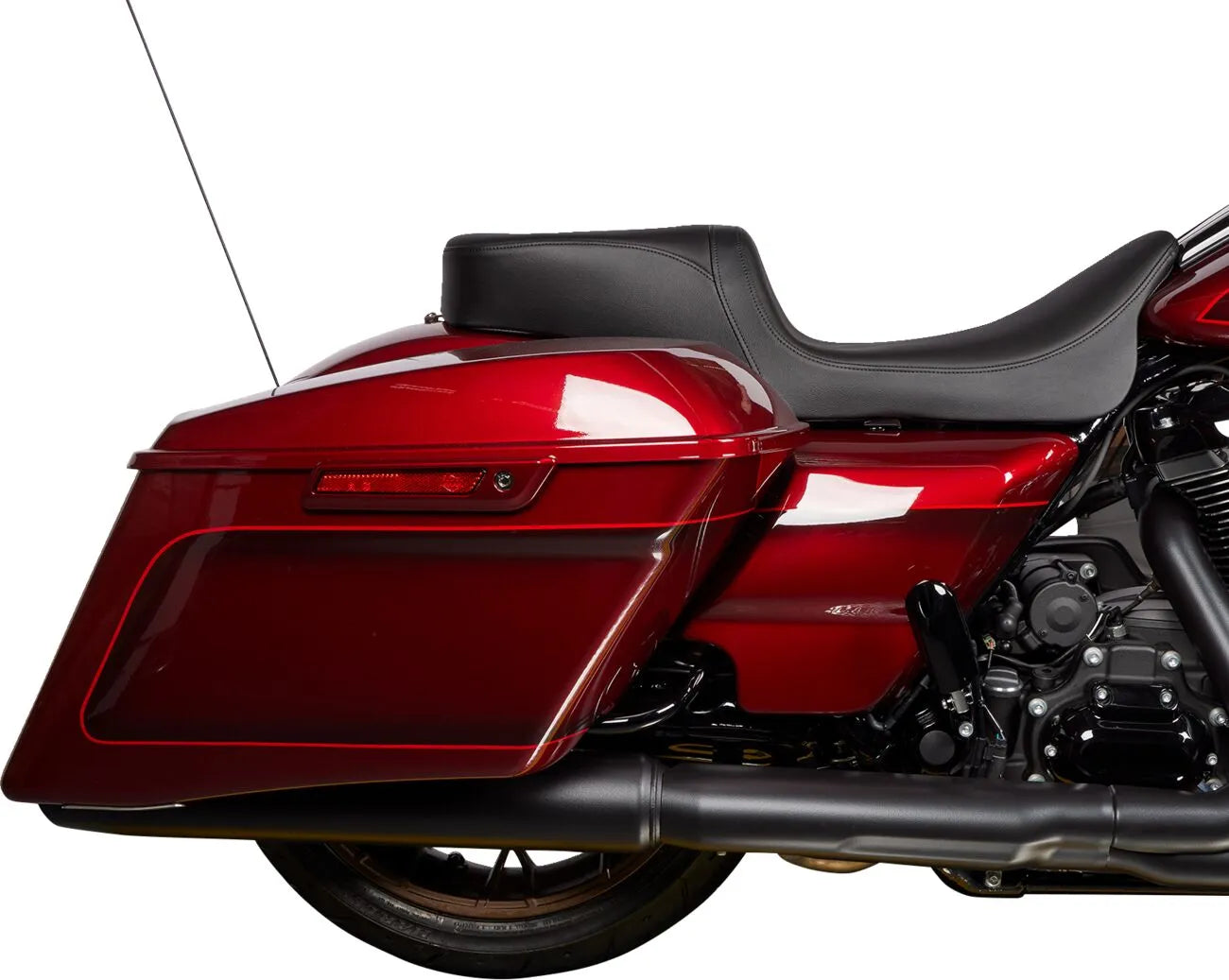 Drag Specialties Predator 2-up Seat - For Harley Davidson