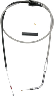 Drag Specialties Stainless Braided Idle Cable