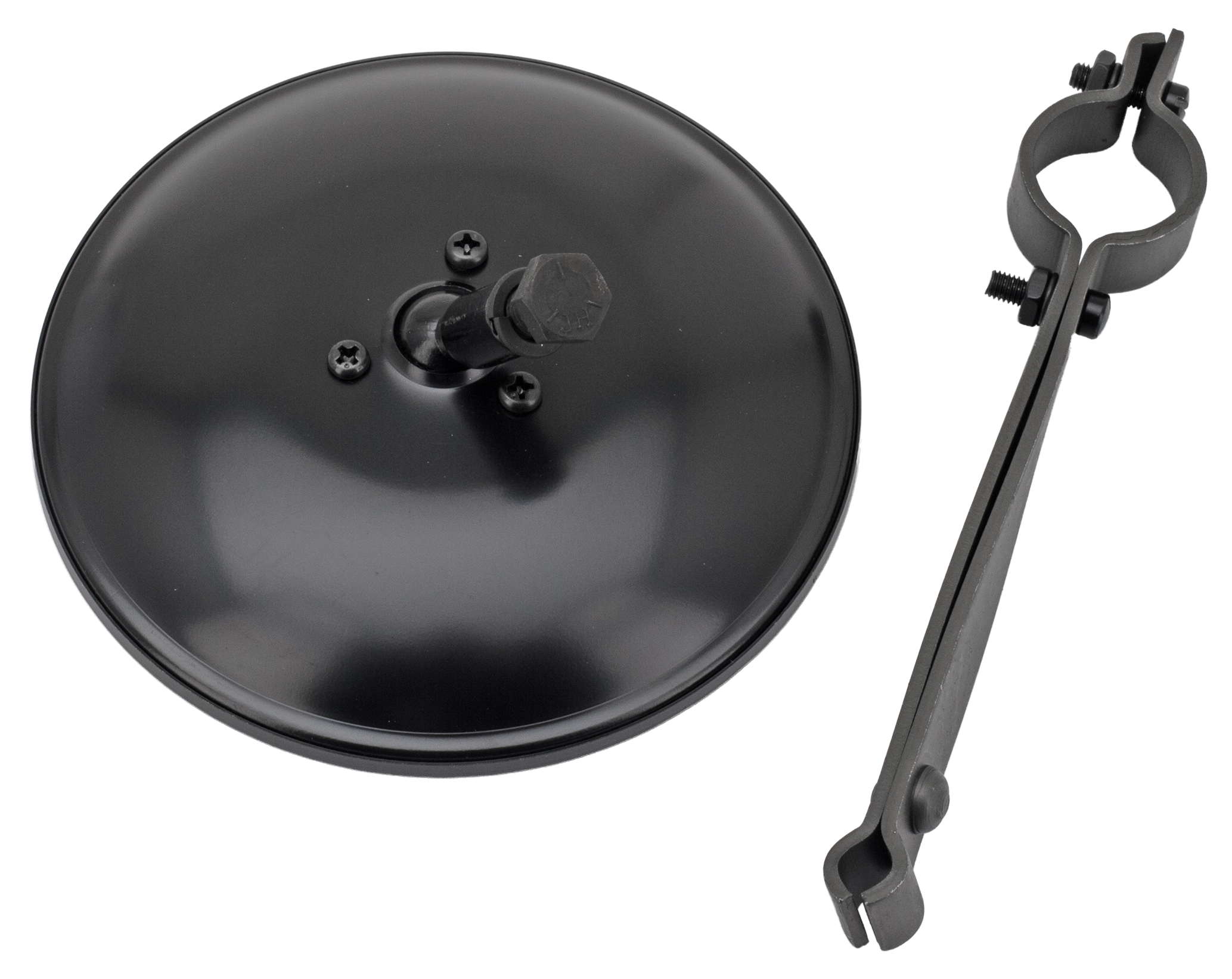 V-Twin Replica Early 5" Round Mirror Black – Handlebar