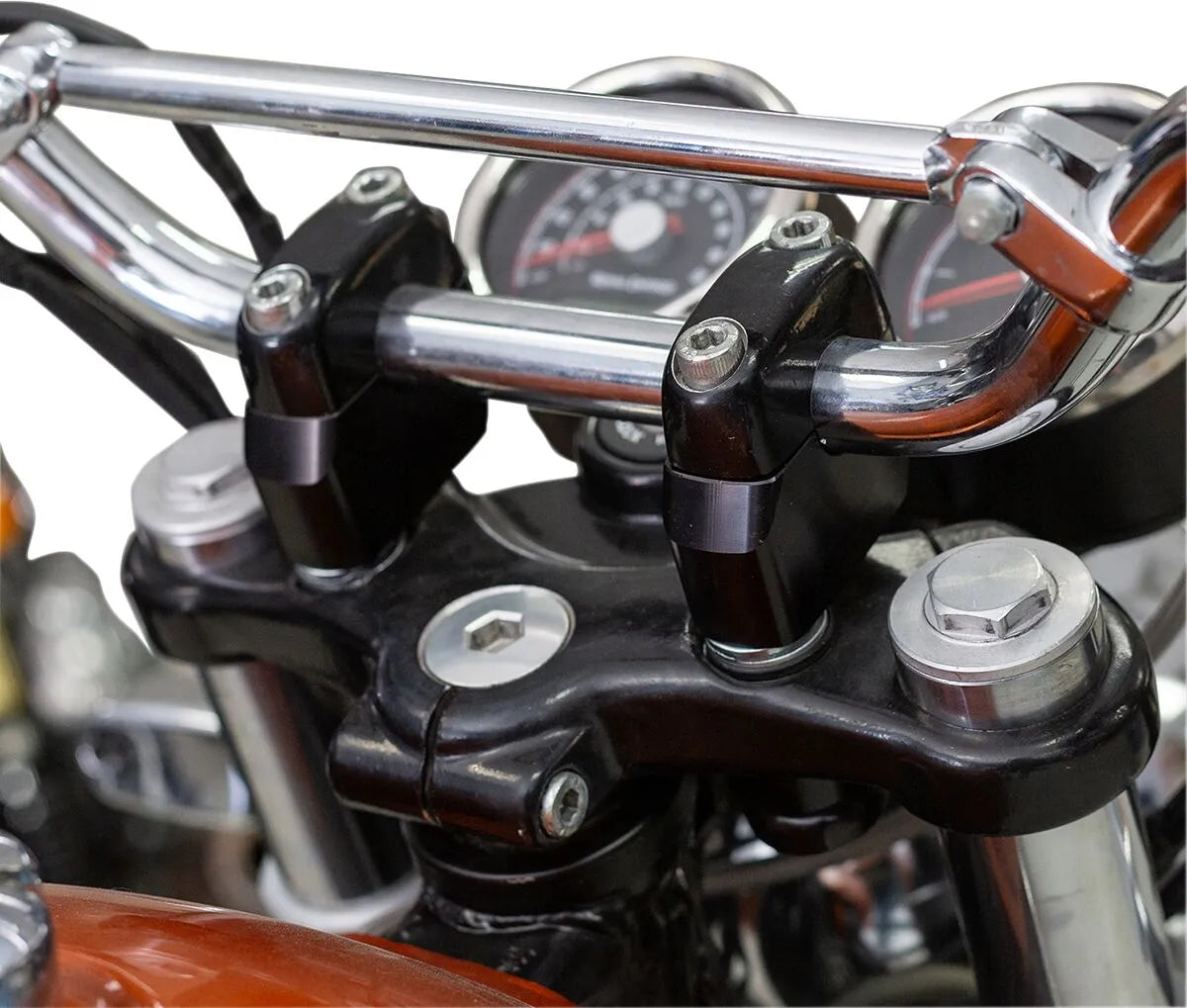 S&s Cycle Handlebar Risers - Black
