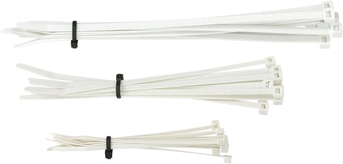 Moose Offroad Cable Ties White 30 Pack