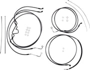 MAGNUM SHIELDING Black Pearl Handlebar Installation Kit for Ape
