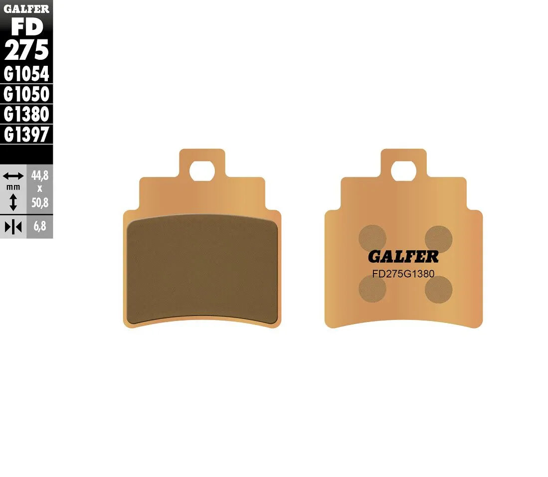 Galfer Hh Sintered Brake Pads - High Performance - Rear