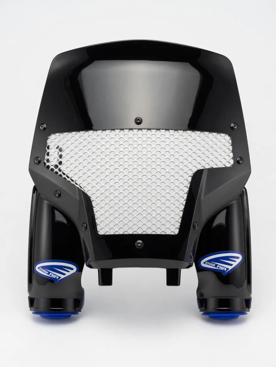 Cycra Front Stadium Number Plate Vented Black for Yamaha YZF 450