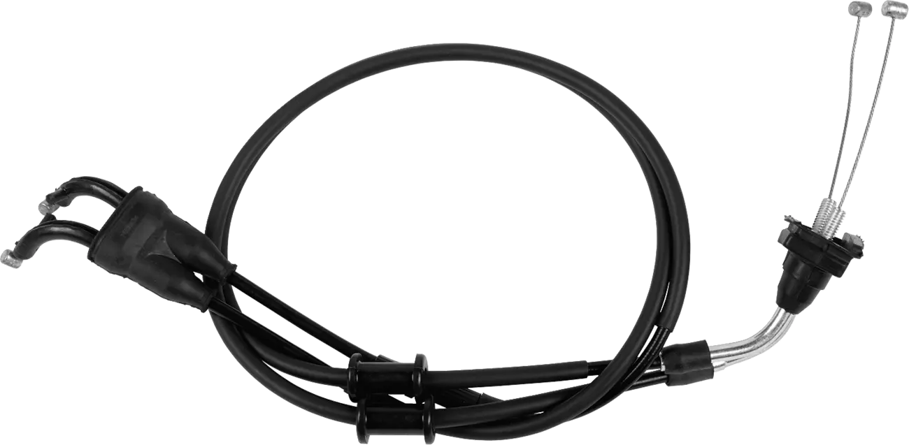 MOOSE OFFROAD HARD-PARTS Black Vinyl Throttle Cable