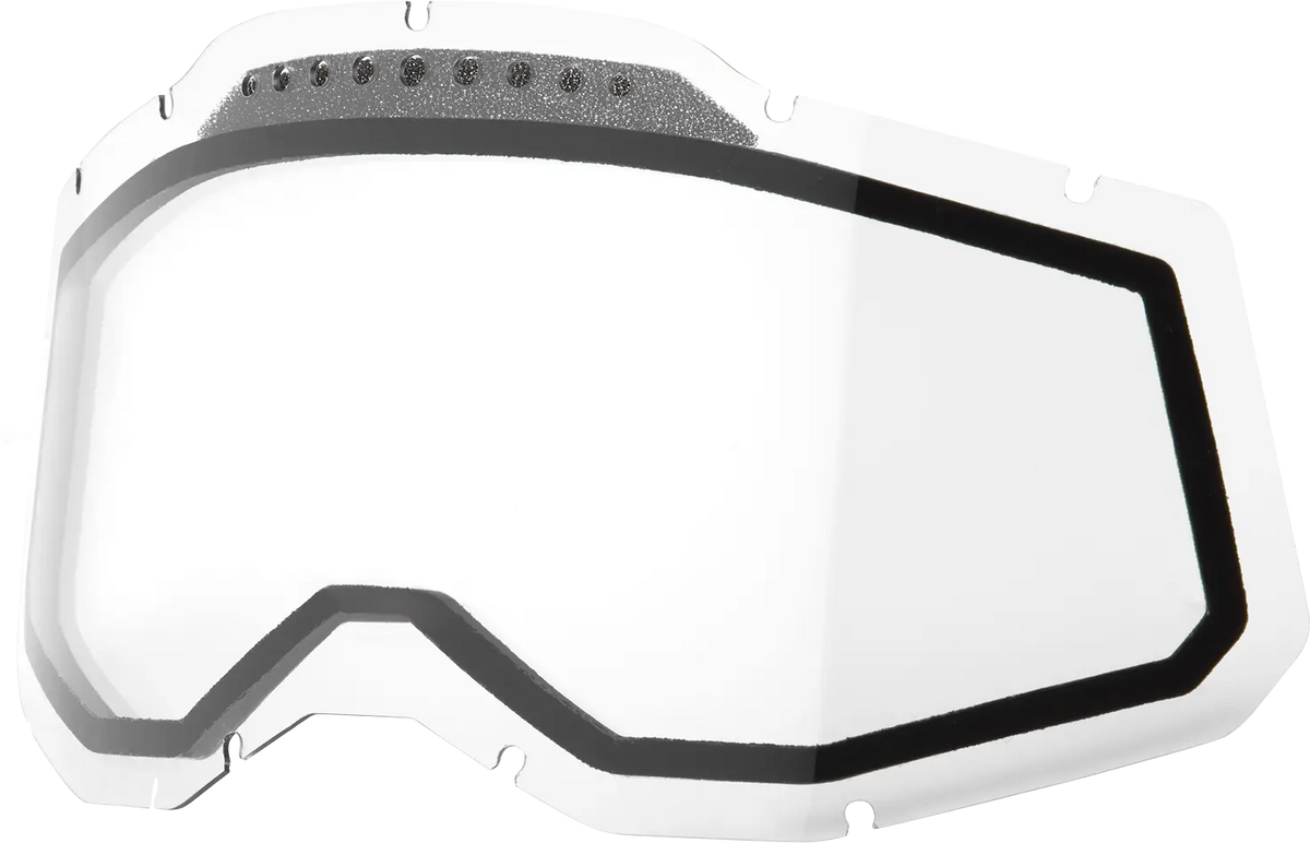 100% Accuri 2 Racecraft 2 Strata 2 Dual Pane Vented Clear Goggle
