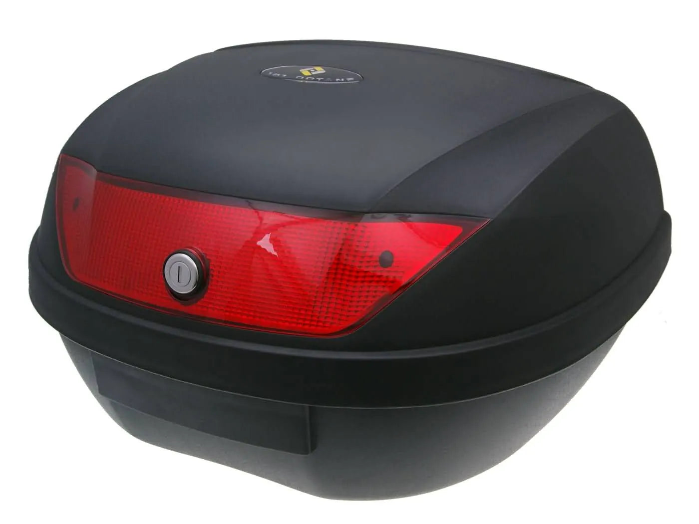 101 Octane Universal Top Case - Black Plastic