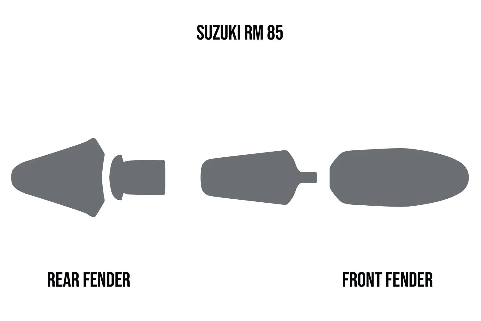 Twin Air Mud Deflector Foam for Motorcycle Fenders