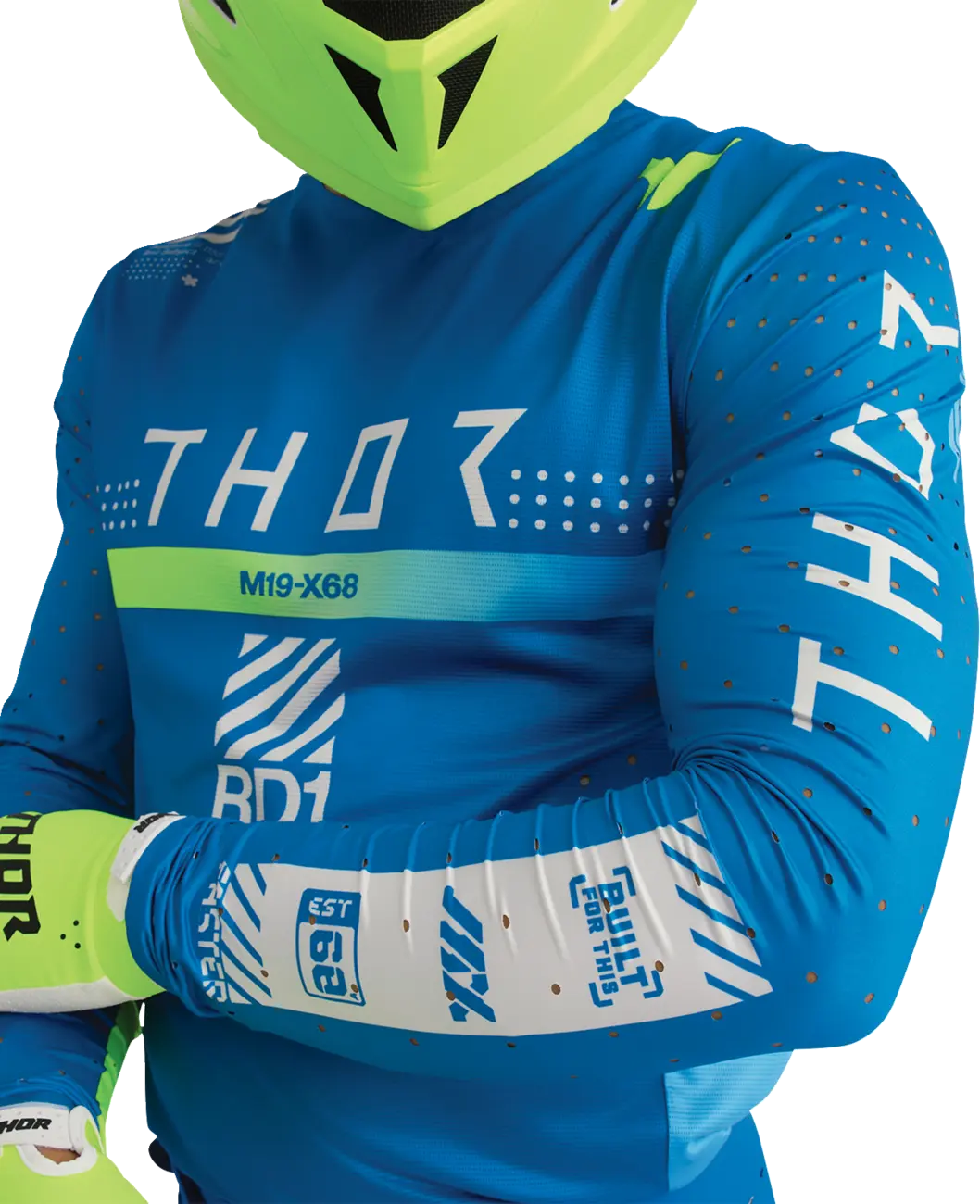 Thor Sportmode Synth Jersey - Blue/Yellow/White